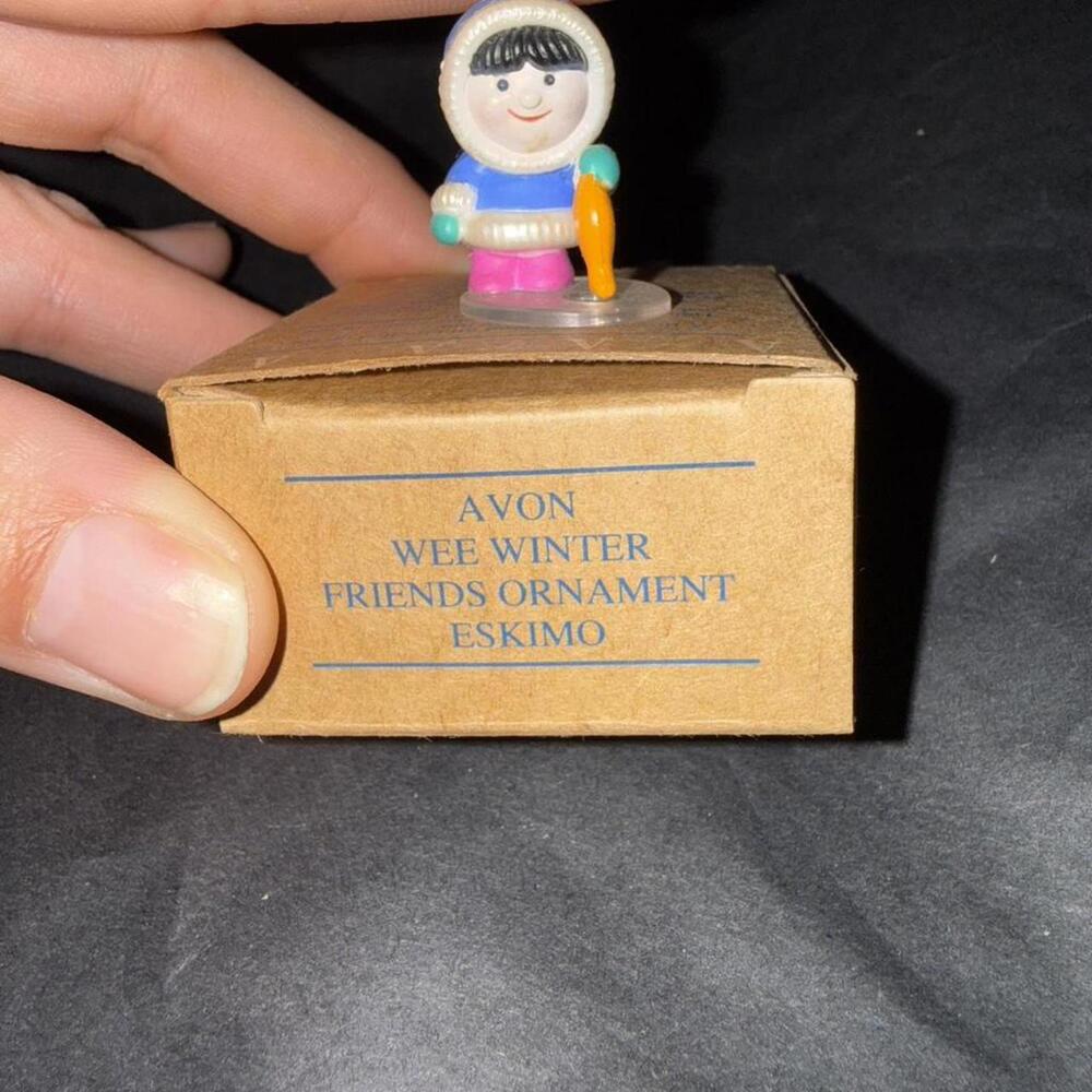 Vintage Avon‎ Wee Winter Friends Eskimo Ornament